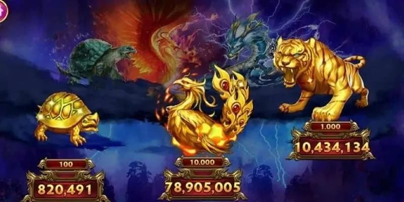 Cách chơi Nổ hũ Tứ Linh tại GO88 chi tiết